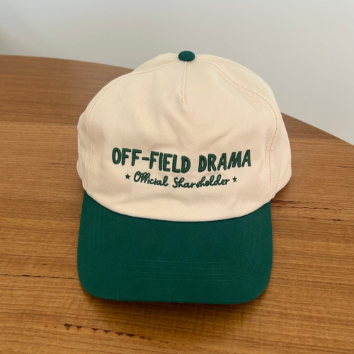 Baggy Cream and Green Cap